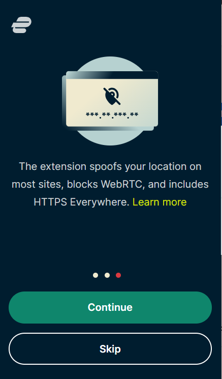 Updated ExpressVPN disclaimer for spoof location bypass (extension install)
